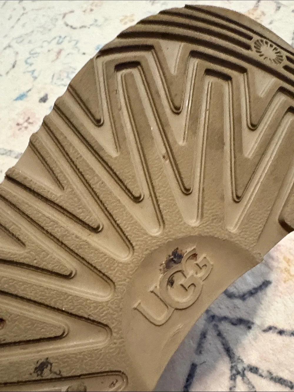 UGG Kids Brown Suede Slip-On Slippers size 13.